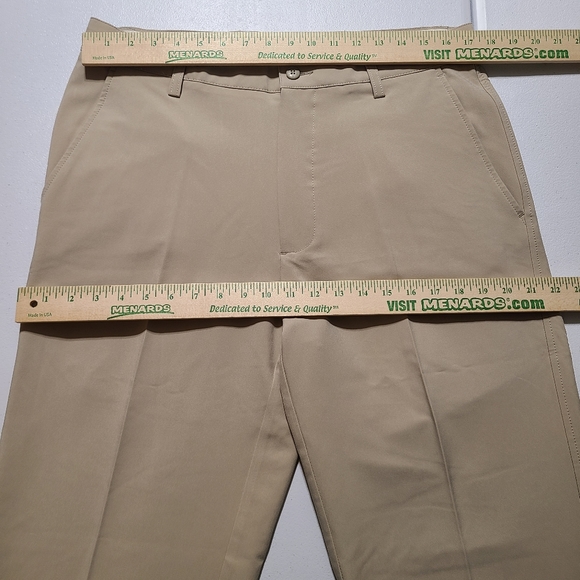 FootJoy Men's Classic Fit Straight Stretch Khaki Beige Golf Pants Size 34x30 - Picture 5 of 9
